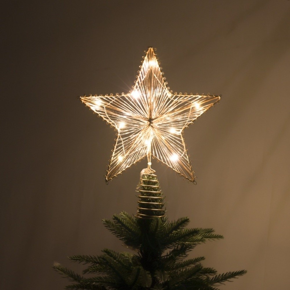 Star Tree Topper - 3d glitter estrela árvores de natal