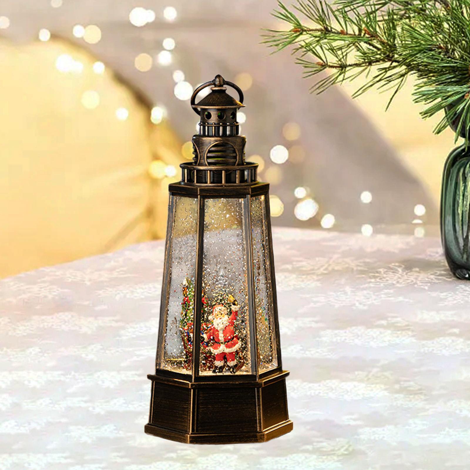 Snow Globe Musical - Lanterna de Globo de Neve de