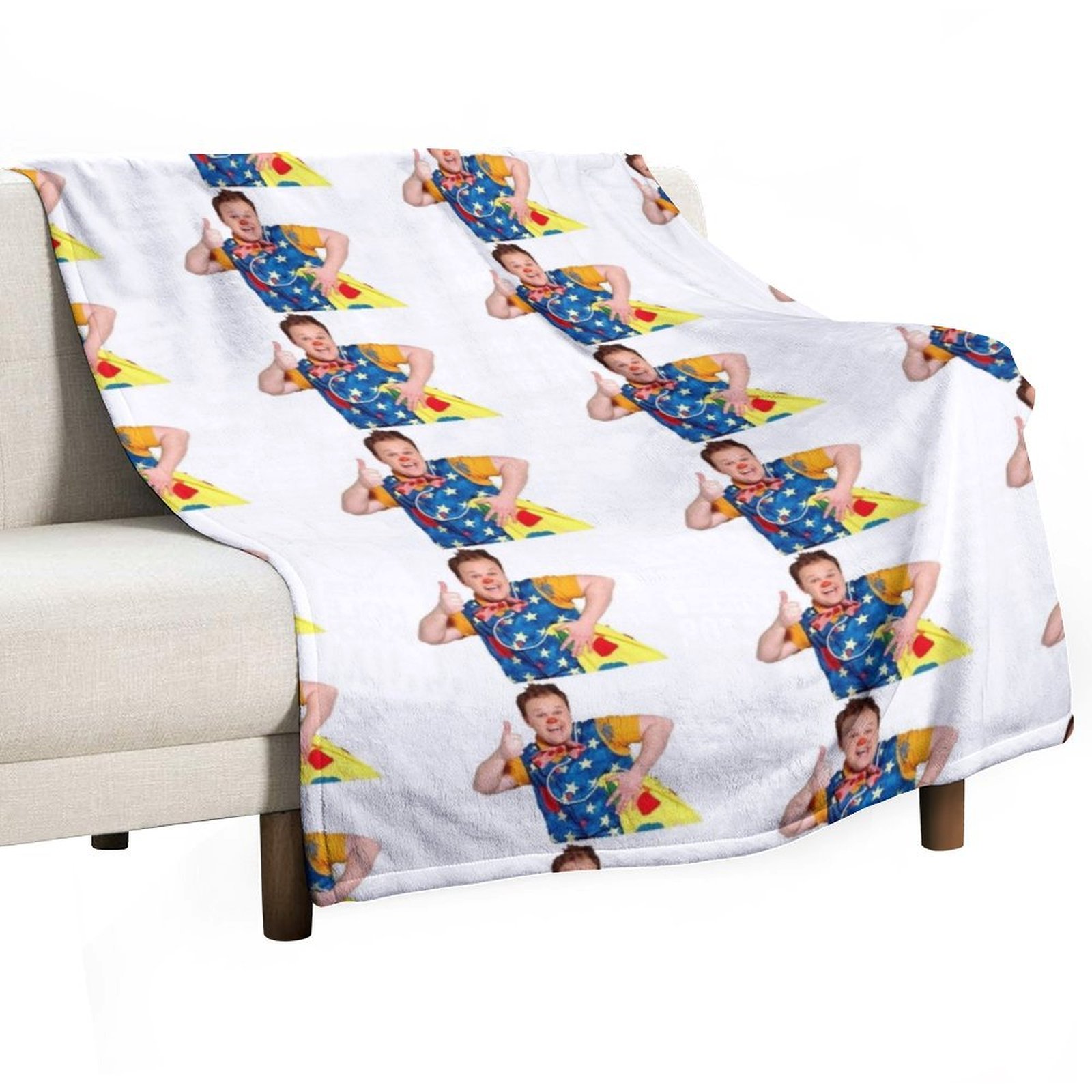 Christmas Throw Blanket - Cobertor Mr Tumble Throw Blanket, cobertor