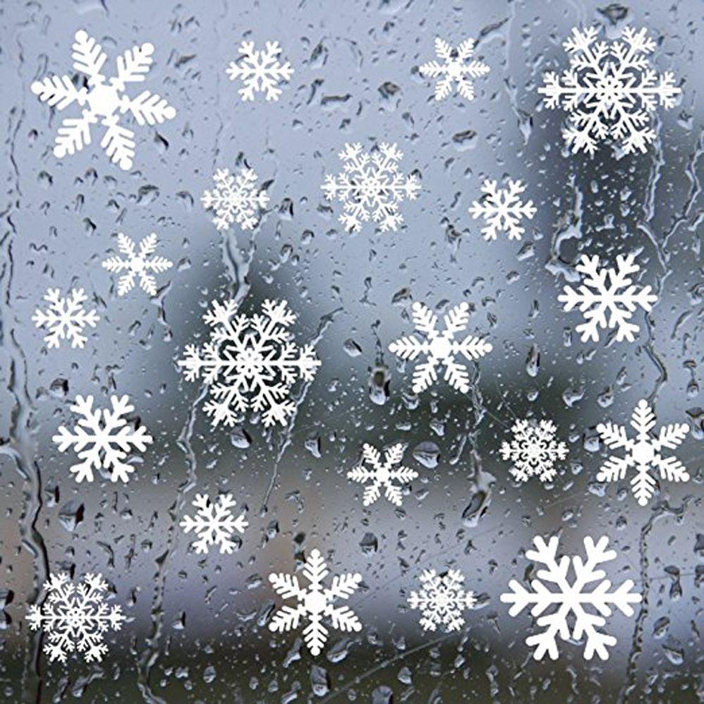 Snowflake Window Decal - 27/38 pçs presente natal festival suprimentos