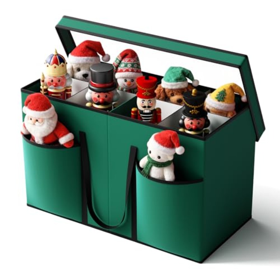 Nutcracker Figurine - Caixa de Armazenamento para Figuras de