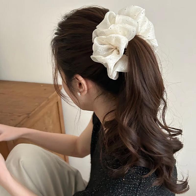 Ribbon Bow Gift - Presilha de Cabelo Elegante com Flor