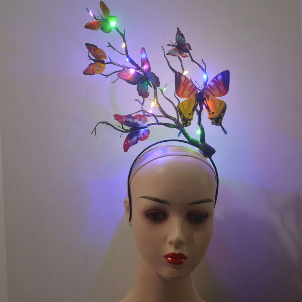 Reindeer Antlers Headband - Tiara de Rena com Flores e