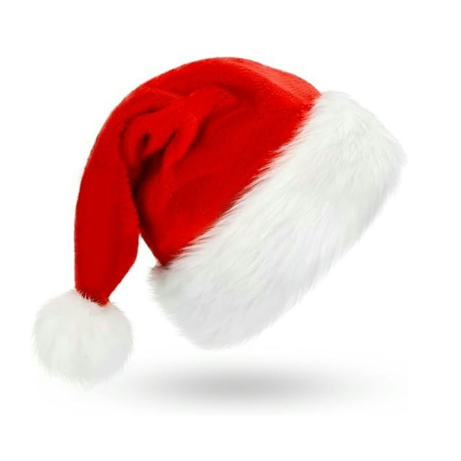 Santa Hat Plush - Conjunto de chapéus de Papai Noel