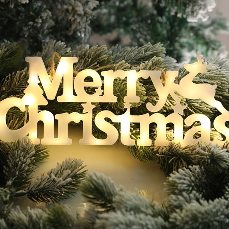 Led Fairy String Lights - Feliz Natal LED Letter Tag Light
