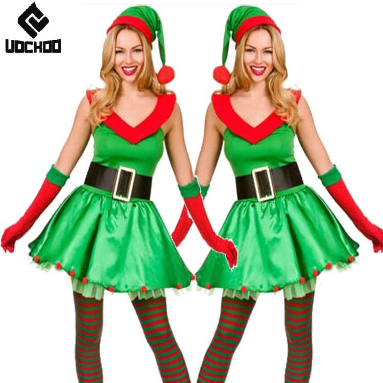 Elf Costume Christmas - Vestido de elfo engraçado terno árvore
