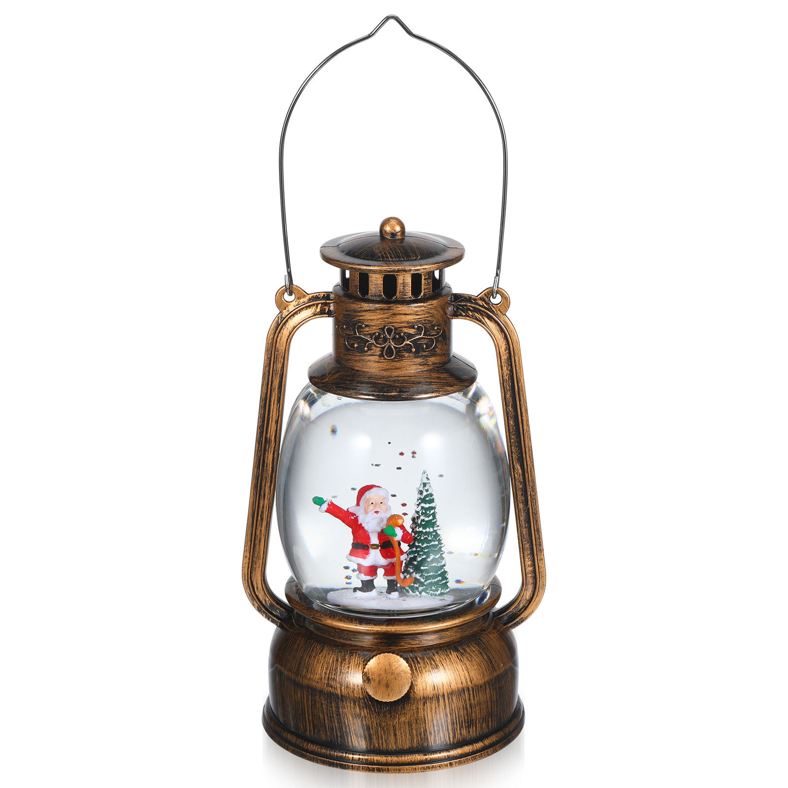 Snow Globe Musical - Lanterna Musical Iluminada com Globo de