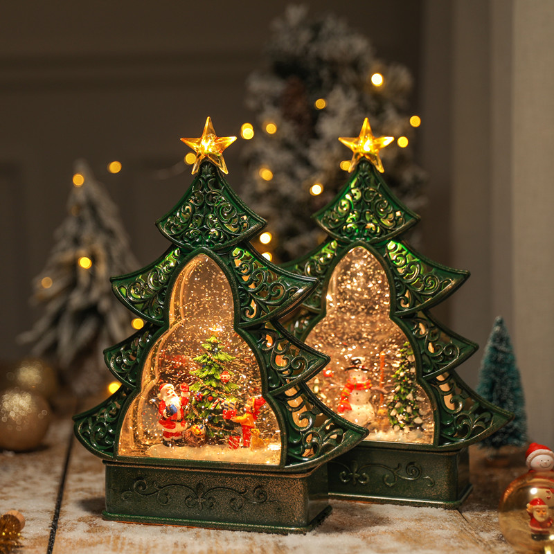 Snow Globe Musical - Árvore de natal globo de neve