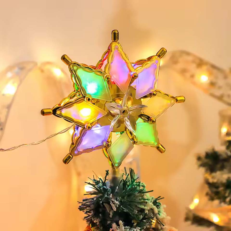 Star Tree Topper - Enfeite de Árvore de Natal com
