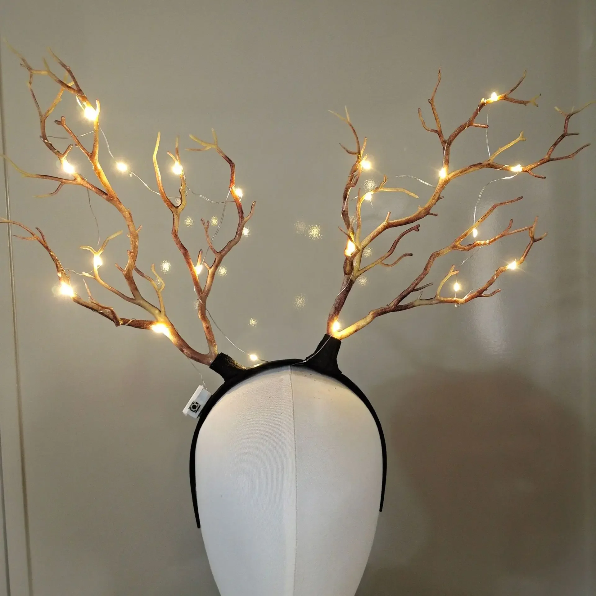 Reindeer Antlers Headband - Brilhante Rena Antlers Headband para Mulheres
