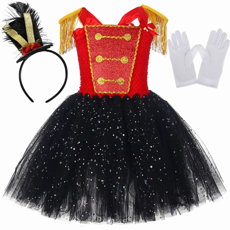 Nutcracker Figurine - Quebra-nozes soldado meninas trajes crianças halloween