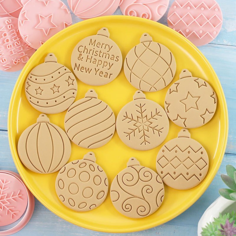 Ornament Ball Set - Conjunto de 11 Cortadores de Biscoito