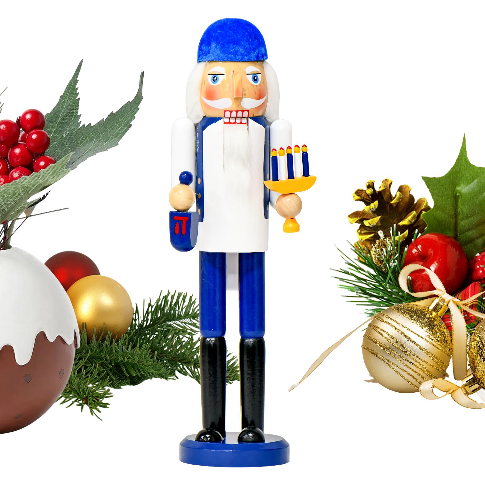 Nutcracker Figurine - Quebra-nozes ornamento natal quebra-nozes 14 polegada