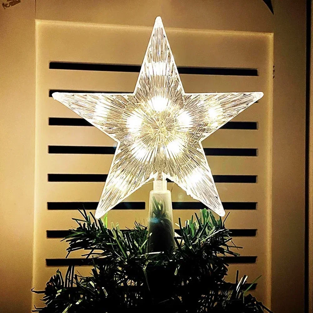 15cm led enfeites de árvore de - Star Tree Topper avaliação e preço