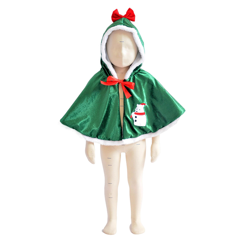 Elfo verde natal poncho com ca - Elf Costume Christmas avaliação e preço