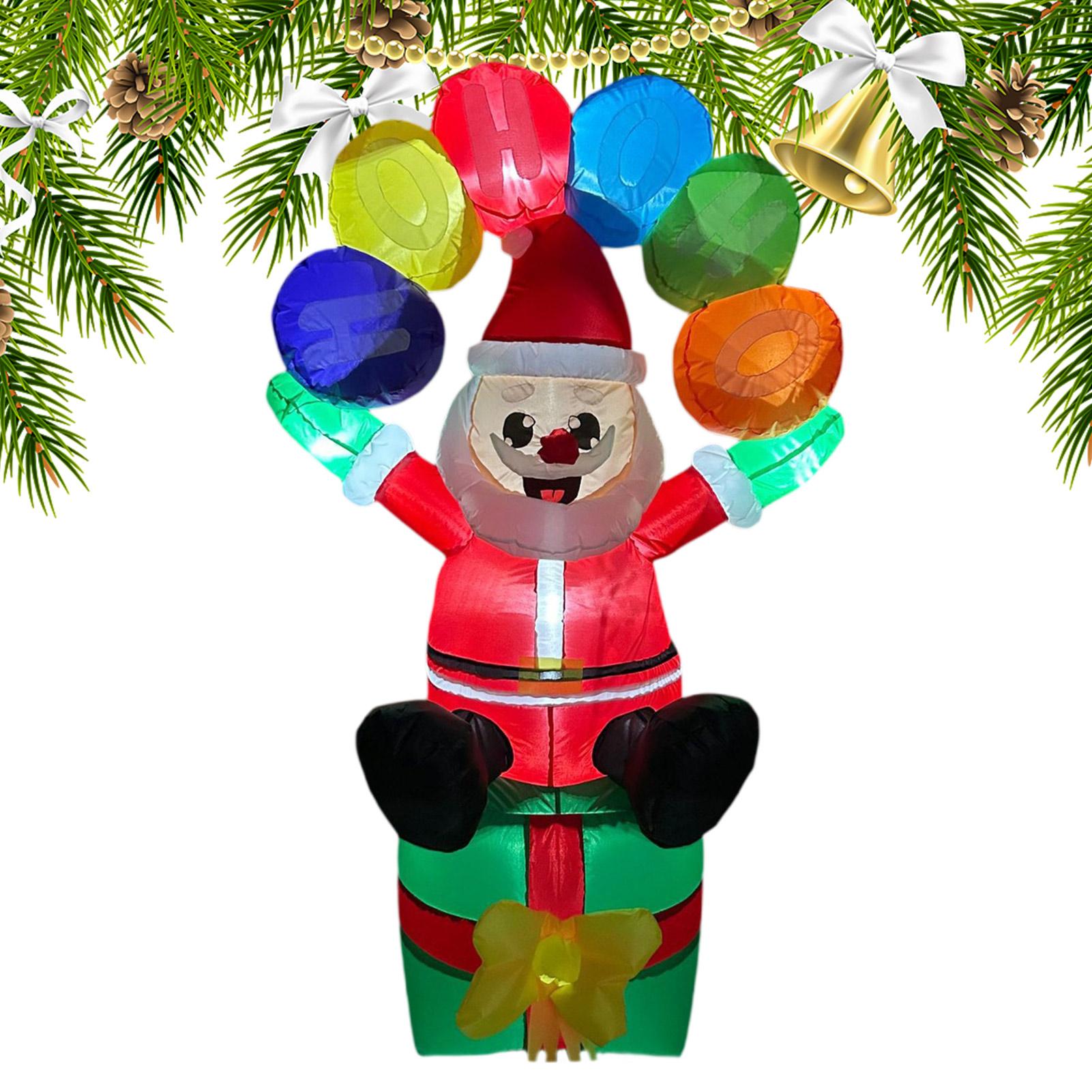 Blow up santa decoração infláv - Christmas Lights Outdoor avaliação e preço