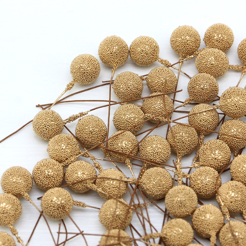 Simulação Golden Berry Bouquet - Christmas Wreath Fake avaliação e preço