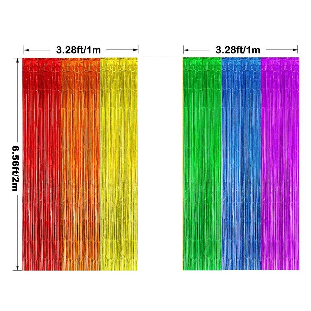 Cortina de Franjas para Festa, - Tinsel Garland Decoration avaliação e preço