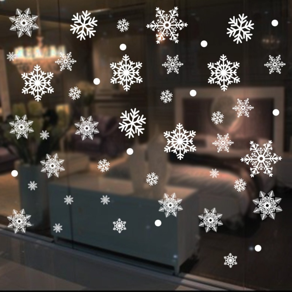 30 pçs pvc flocos de neve de n - Snowflake Window Decal avaliação e preço
