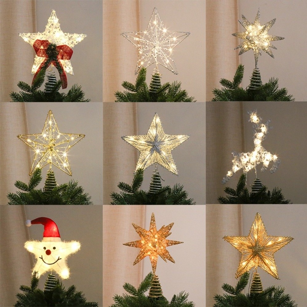 3d glitter estrela árvores de  - Star Tree Topper avaliação e preço