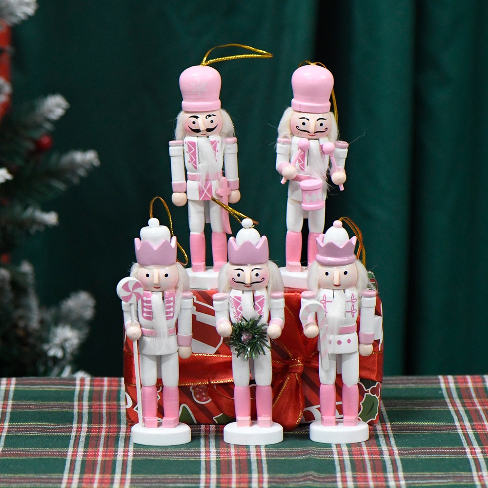 5 Peças Quebra-Nozes de Natal  - Nutcracker Figurine avaliação e preço
