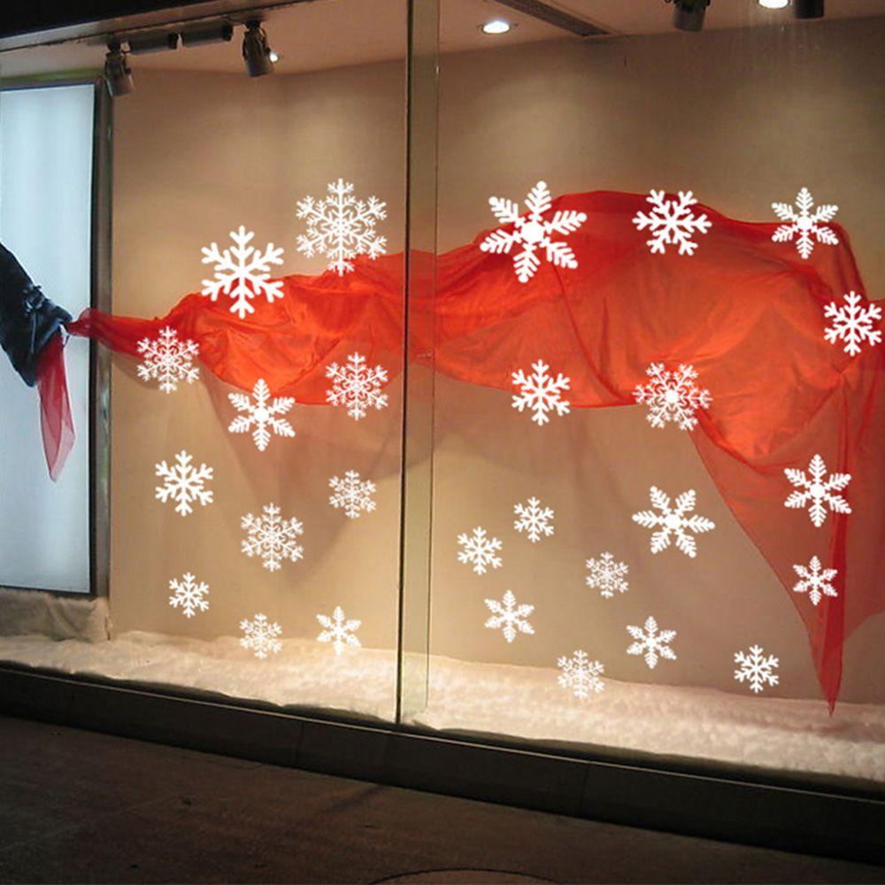 27/38 pçs presente natal festi - Snowflake Window Decal avaliação e preço