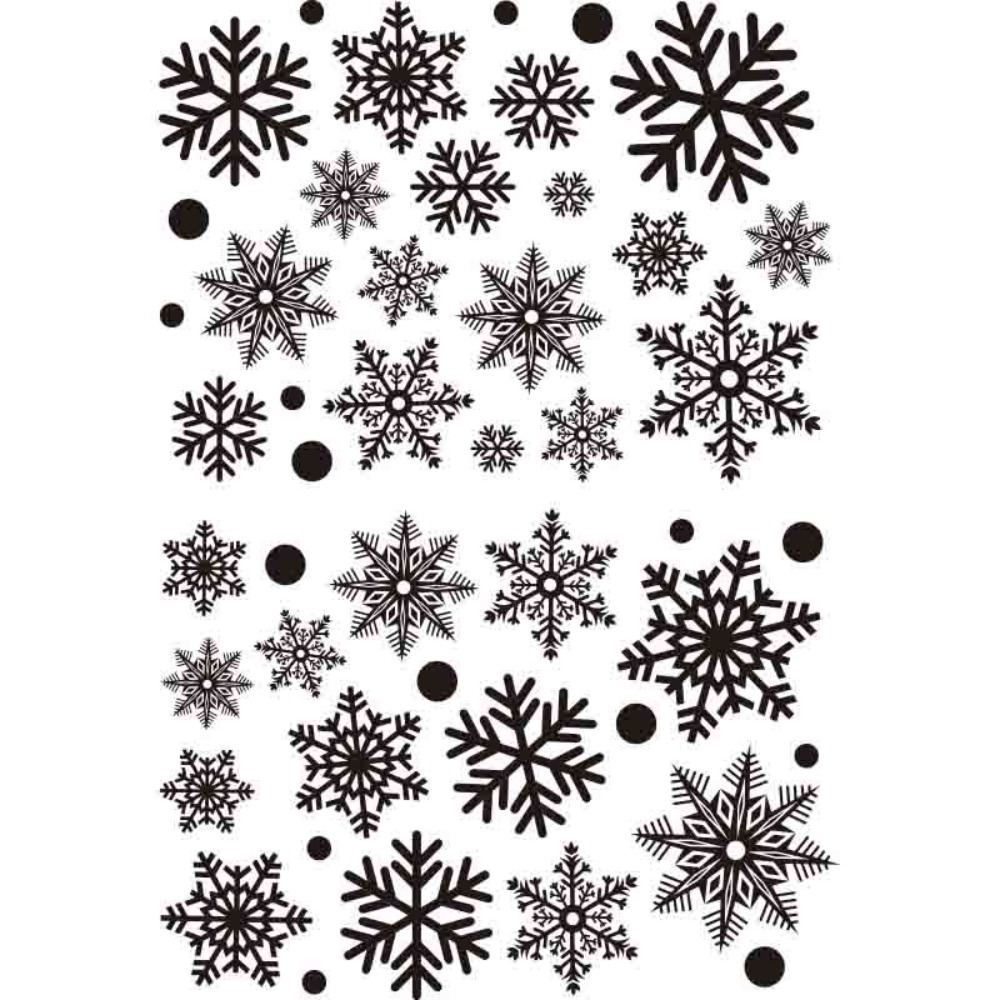 30 Adesivos de Flocos de Neve  - Snowflake Window Decal avaliação e preço