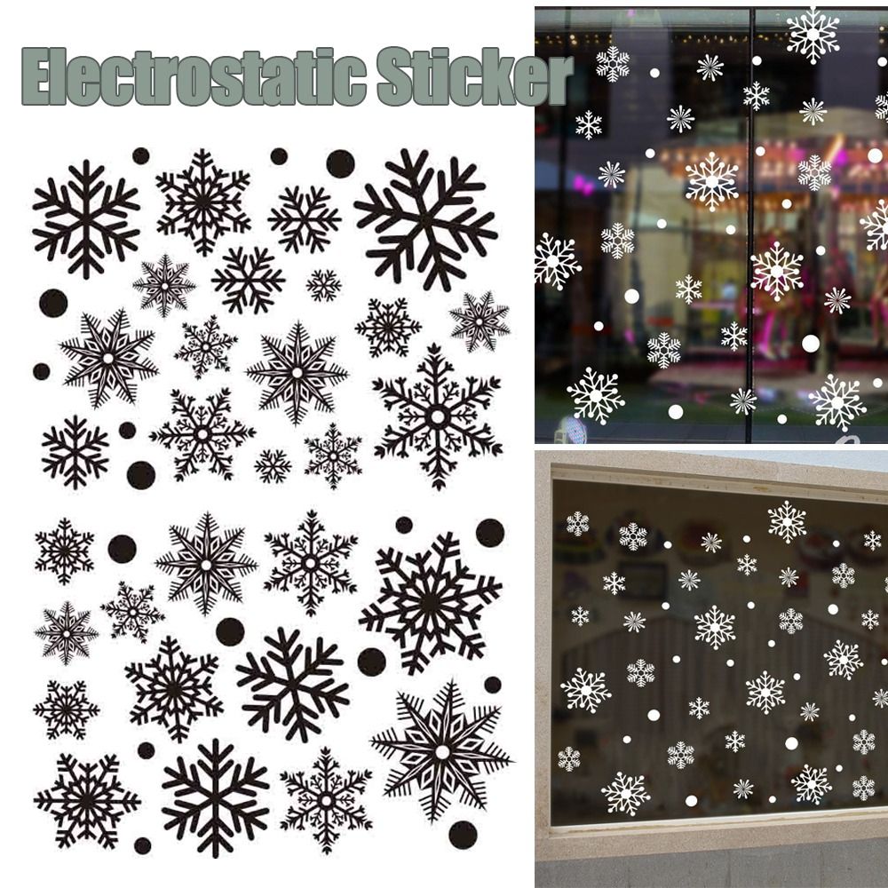 30 Adesivos de Flocos de Neve  - Snowflake Window Decal avaliação e preço