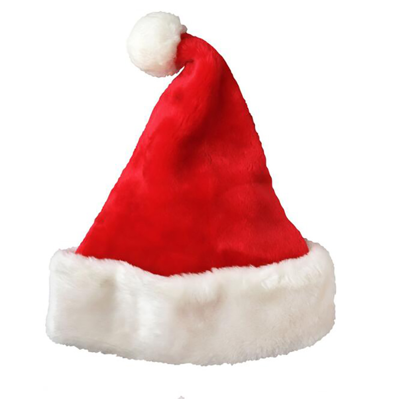 Série Natal Chapéu De Pelúcia, - Santa Hat Plush avaliação e preço