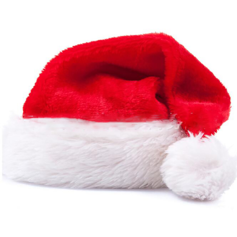 Série Natal Chapéu De Pelúcia, - Santa Hat Plush avaliação e preço