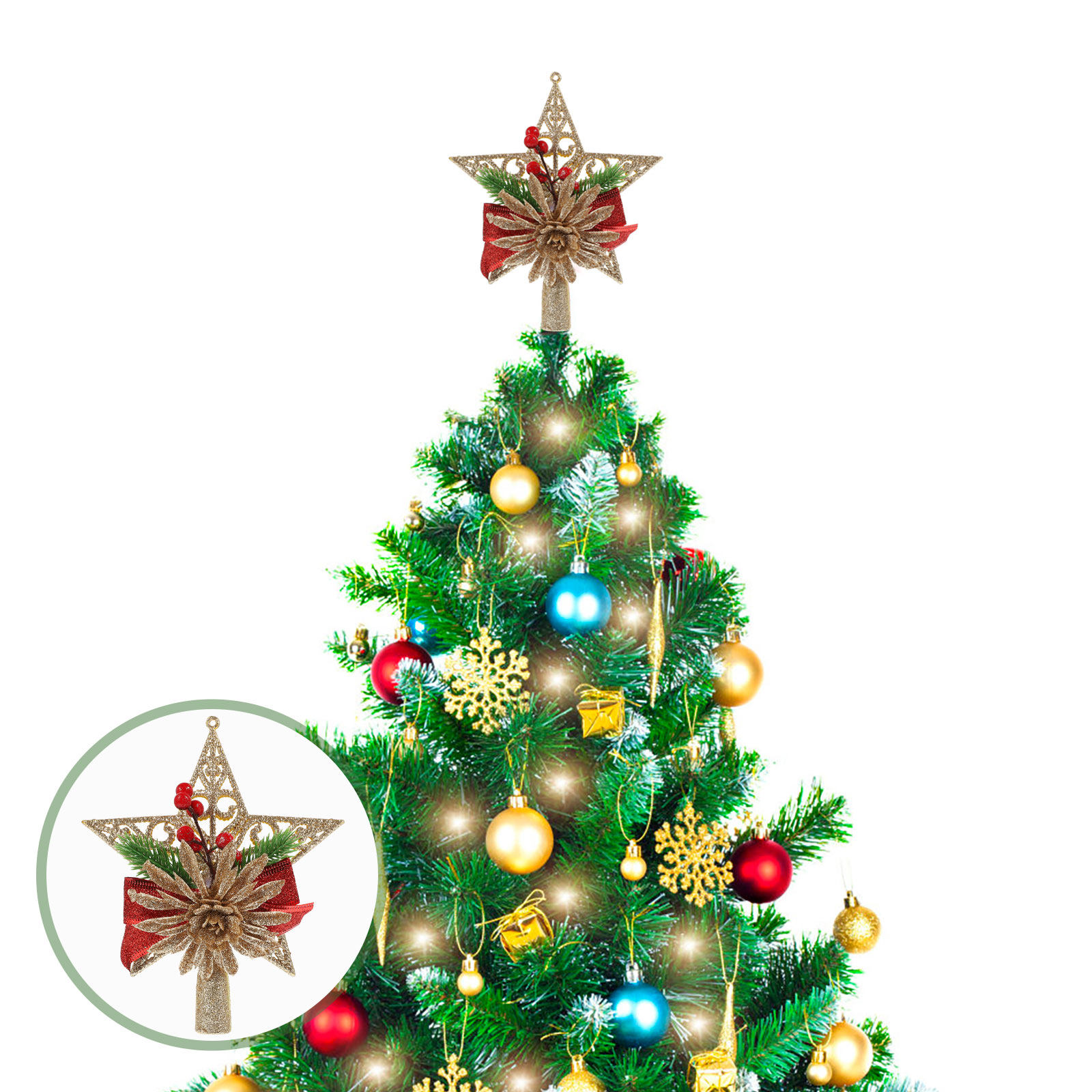 1 unidade de Ponteira para Árv - Star Tree Topper avaliação e preço