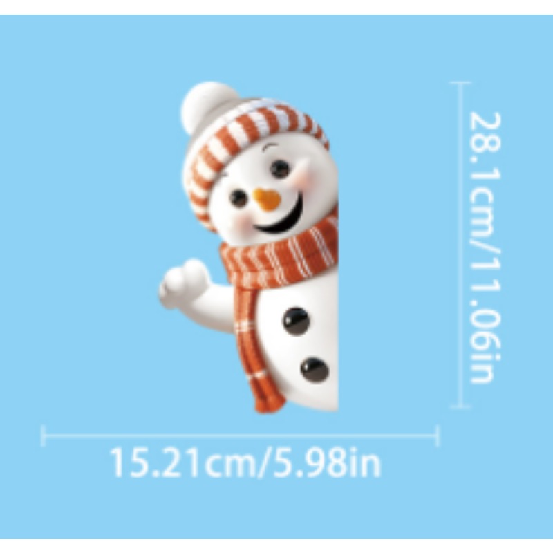 Boneco de neve floco de neve e - Snowflake Window Decal avaliação e preço