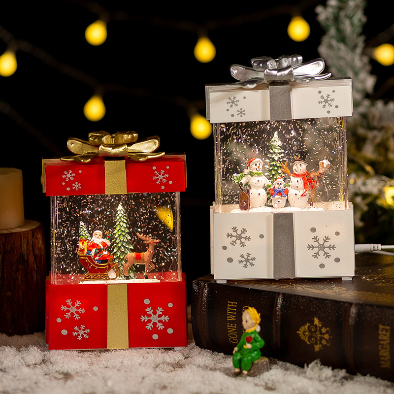 Caixa de música automática com - Snow Globe Musical avaliação e preço