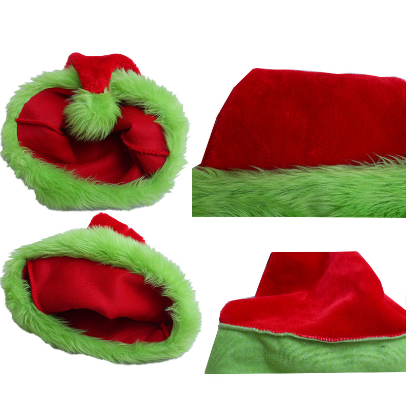 1 unidade, chapéu de Papai Noe - Santa Hat Plush avaliação e preço