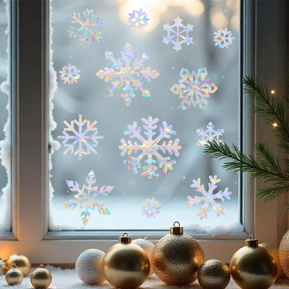Adesivos Eletrostáticos Colori - Snowflake Window Decal avaliação e preço