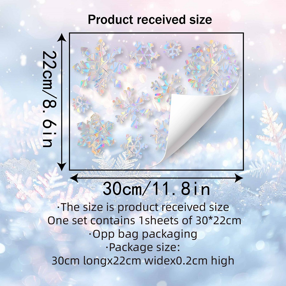 Adesivos Eletrostáticos Colori - Snowflake Window Decal avaliação e preço