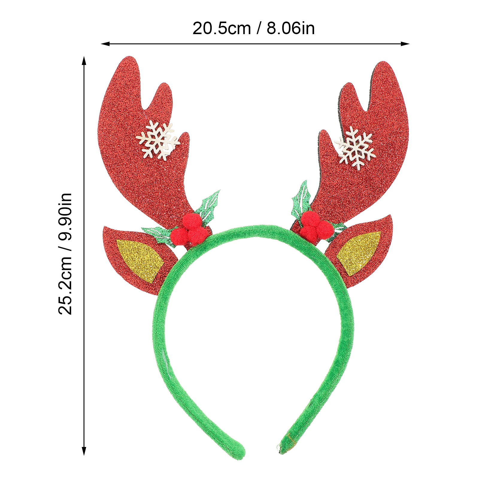 Tiara de Natal com Chifres de  - Reindeer Antlers Headband avaliação e preço