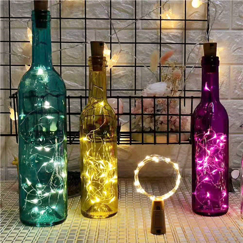 6 pçs 20led garrafa de vinho c - Led Fairy String Lights avaliação e preço