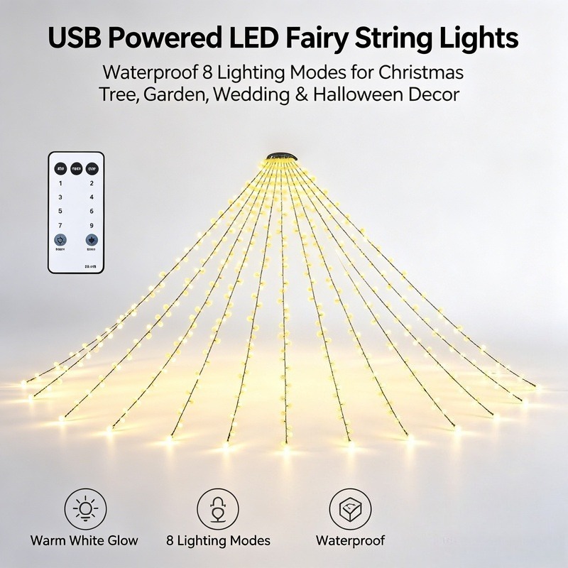Luzes de Fada LED USB, Luzes d - Led Fairy String Lights avaliação e preço
