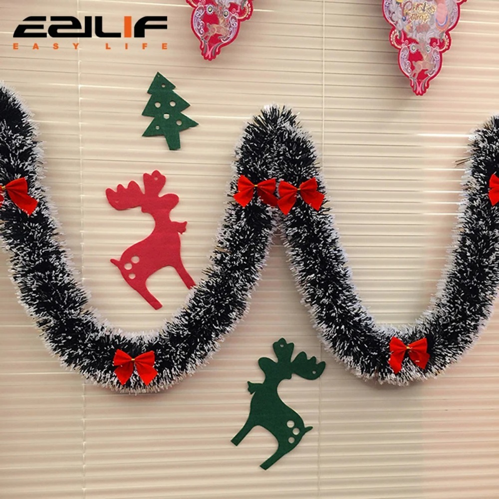 Natal enfeites guirlanda artif - Tinsel Garland Decoration avaliação e preço