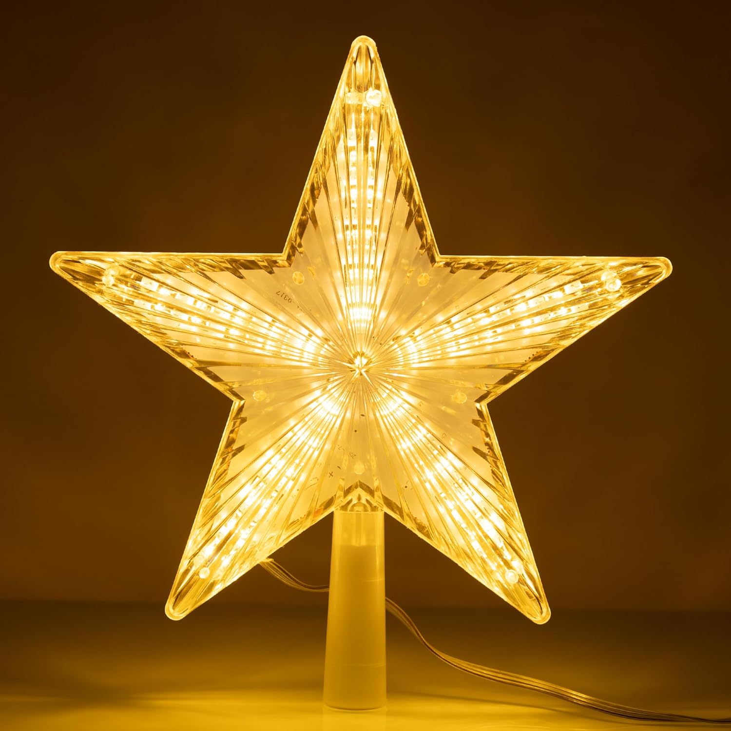 15/19/23cm árvore de natal top - Star Tree Topper avaliação e preço