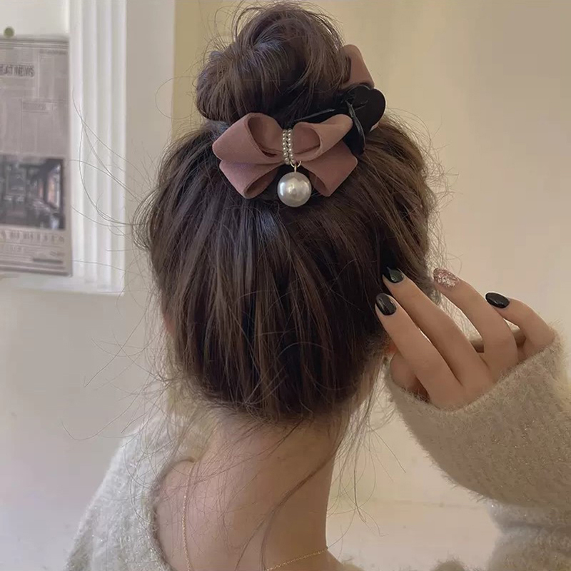 Pérola Bow Tie Cabelo Garra Cl - Ribbon Bow Gift avaliação e preço