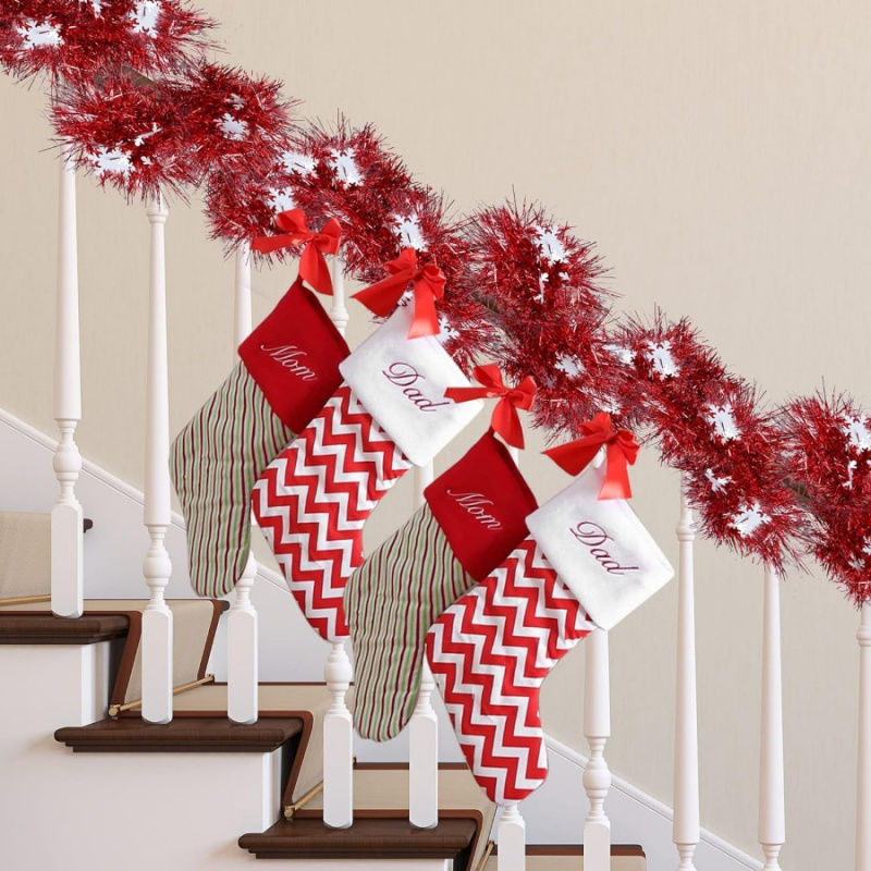 1pc natal enfeites floco de ne - Tinsel Garland Decoration avaliação e preço