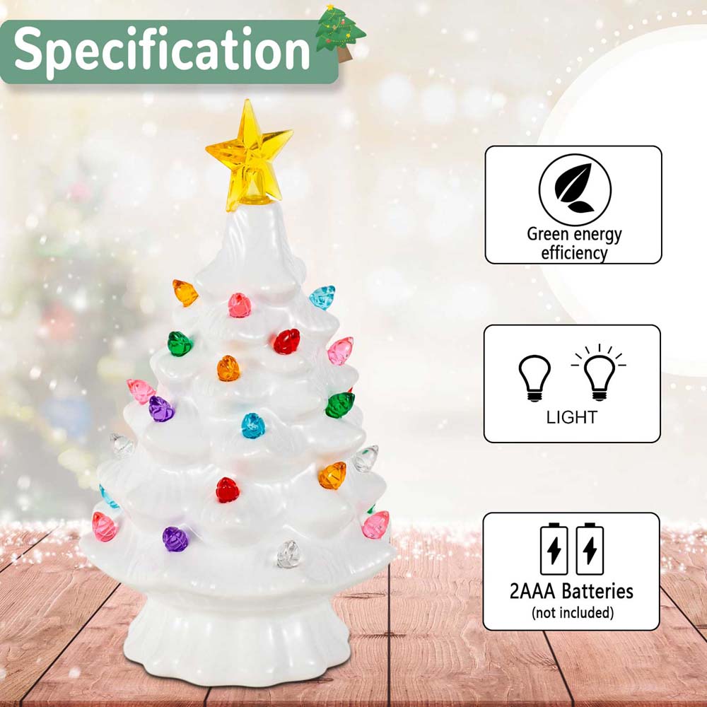 7 Polegada cerâmica natal alde - Star Tree Topper avaliação e preço
