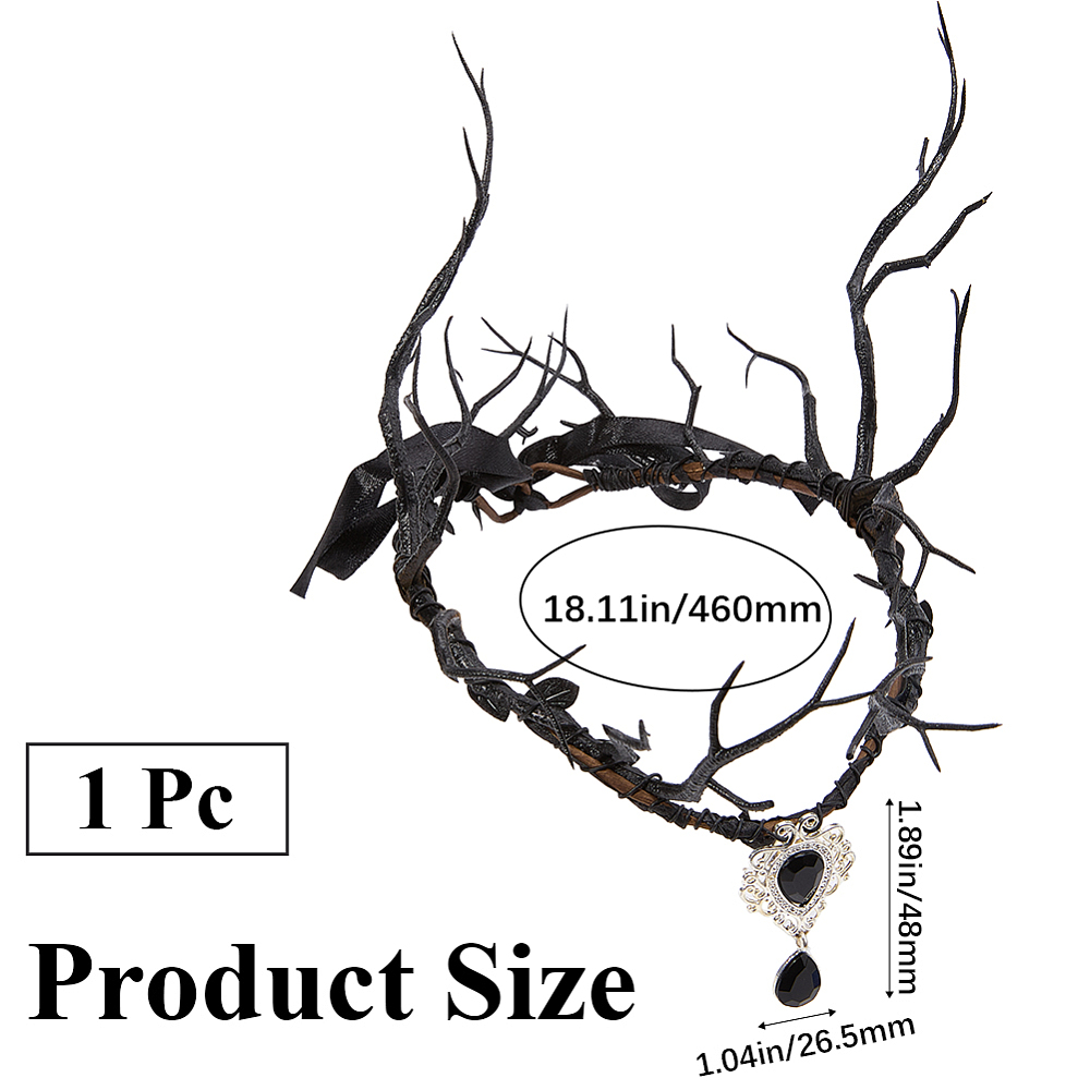 Tiara de Fada Negra com Chifre - Reindeer Antlers Headband avaliação e preço