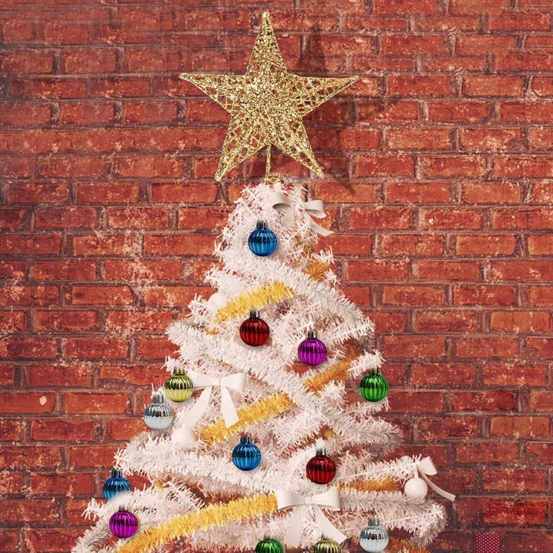 Árvore de natal glitter estrel - Star Tree Topper avaliação e preço