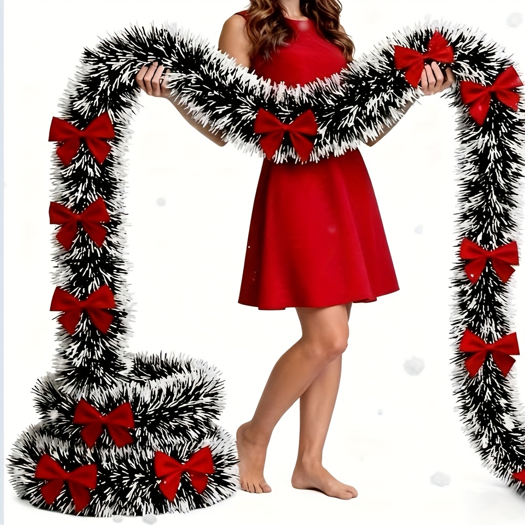 Guirlanda de natal artificial, - Tinsel Garland Decoration avaliação e preço