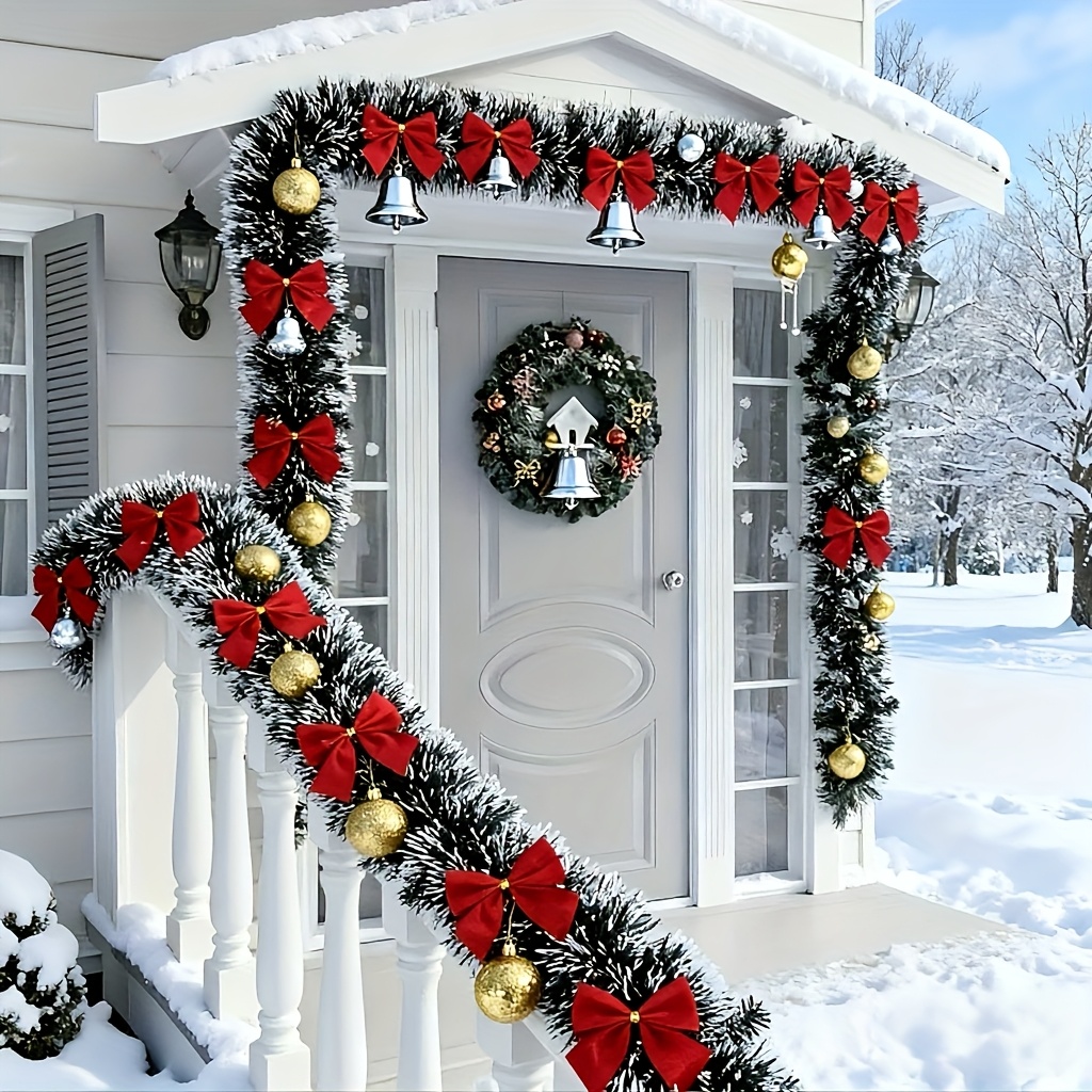 Guirlanda de natal artificial, - Tinsel Garland Decoration avaliação e preço