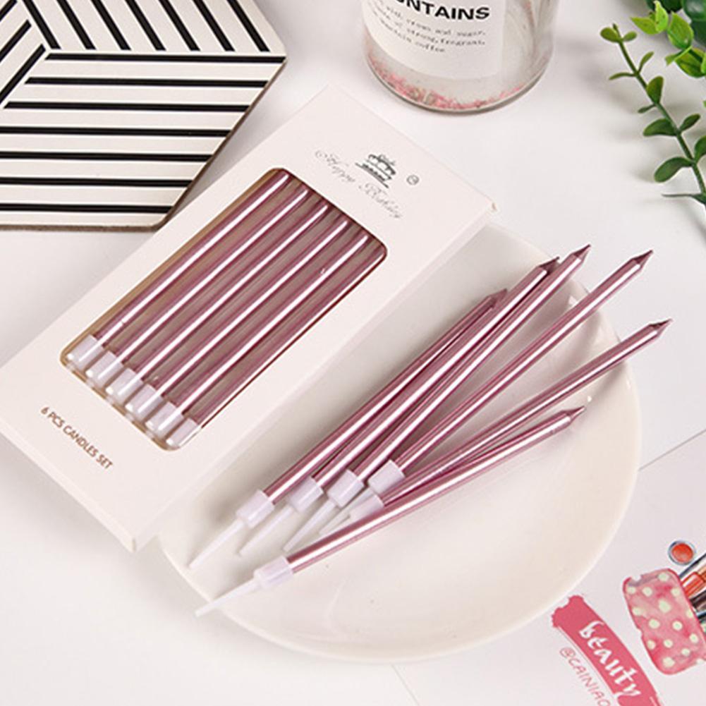 6/18 pçs metal ouro prata vela - Holiday Candle Set avaliação e preço
