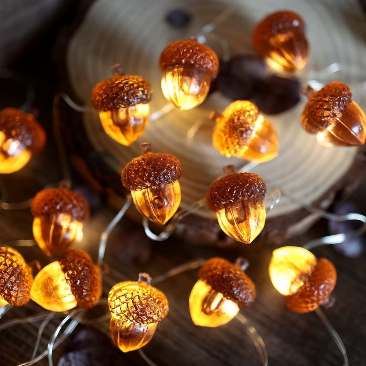 Acorn String Lights for Thanks - Led Fairy String Lights avaliação e preço